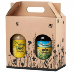 Pudełko ozdobne na 2&nbsp;słoiki miodu 900&nbsp;ml - obrazek 2