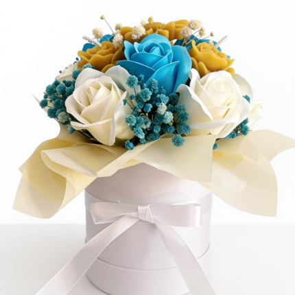 Flowerbox Róże w Błękicie